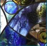 Stained glass design tuition by Annie Robina UK
